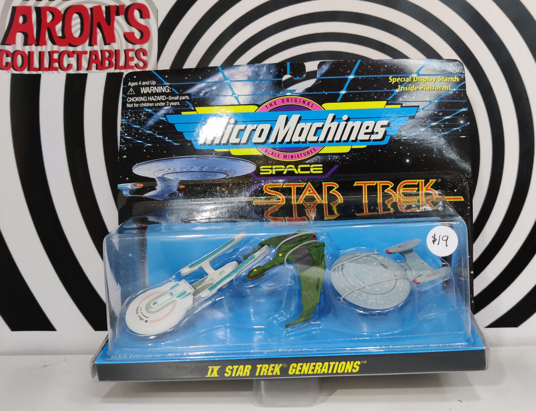 Micro Machines Space Star Trek IX Star Trek Generations Ship Pack