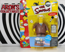 Load image into Gallery viewer, The Simpsons World of Springfield Series 5 Kent Brockman Action Figure

