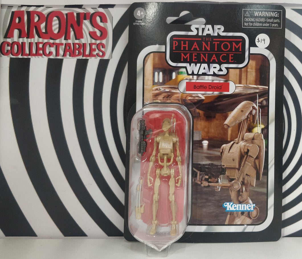 Star Wars The Vintage Collection VC78 The Phantom Menace Battle Droid Action Figure