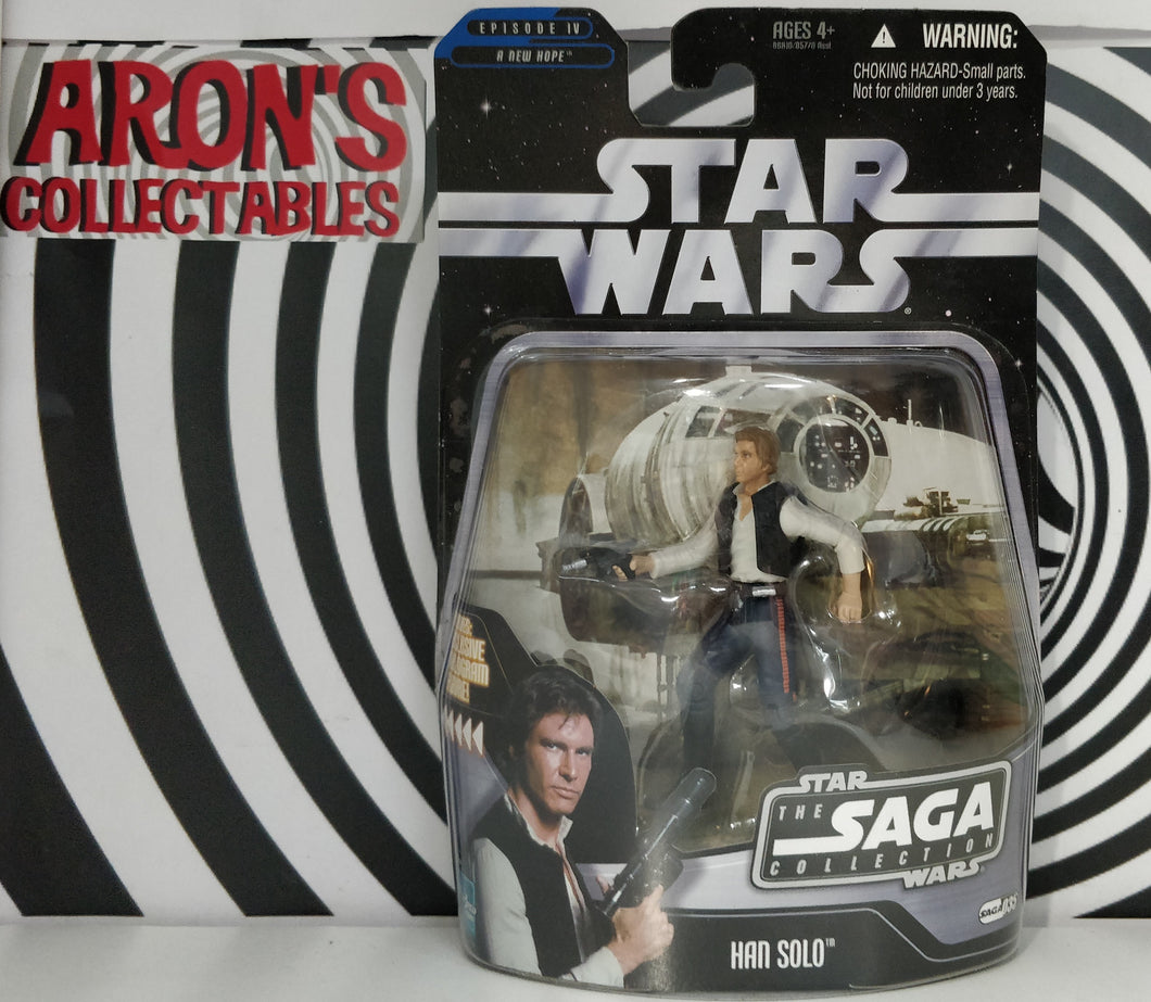 Star Wars The Saga Series #35 A New Hope Han Solo Action Figure
