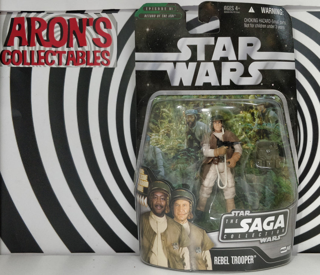 Star Wars The Saga Series #46 Return of the Jedi Rebel Trooper Action Figure