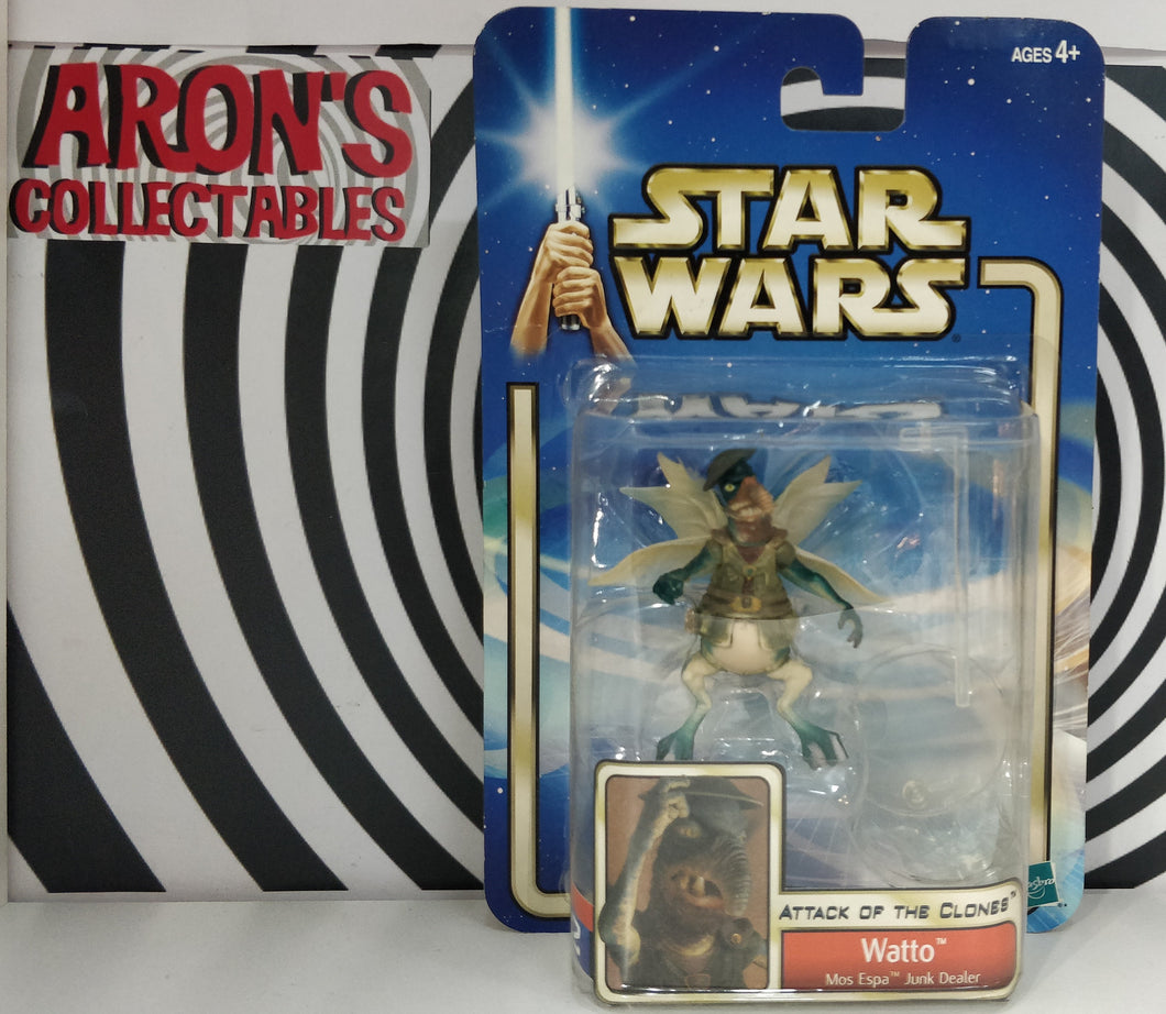 Star Wars 2002 Attack of the Clones #50 Watto Action Figure