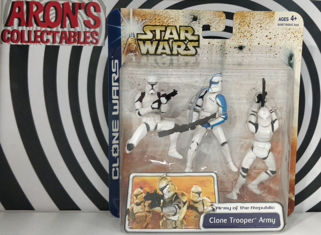 Star Wars 2003 Clone Wars Clone Trooper Army Action Figure Pack