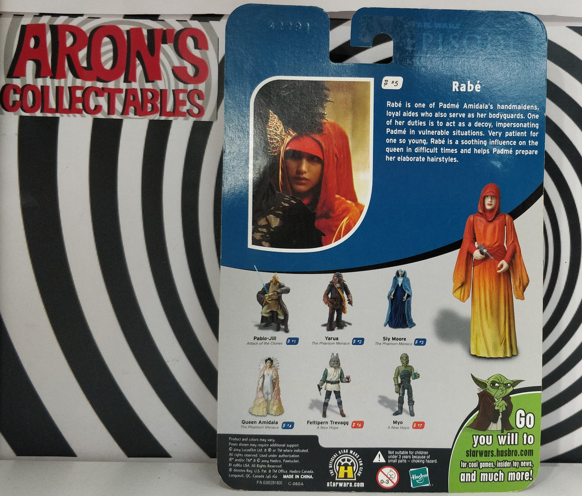 Star Wars Original Trilogy Series #05 Queens Chambers Rabe Action Figu ...