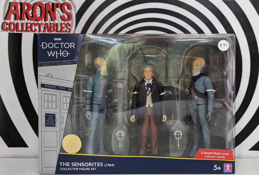Doctor Who The First Doctor The Sensorites 1964 Action Figure Set