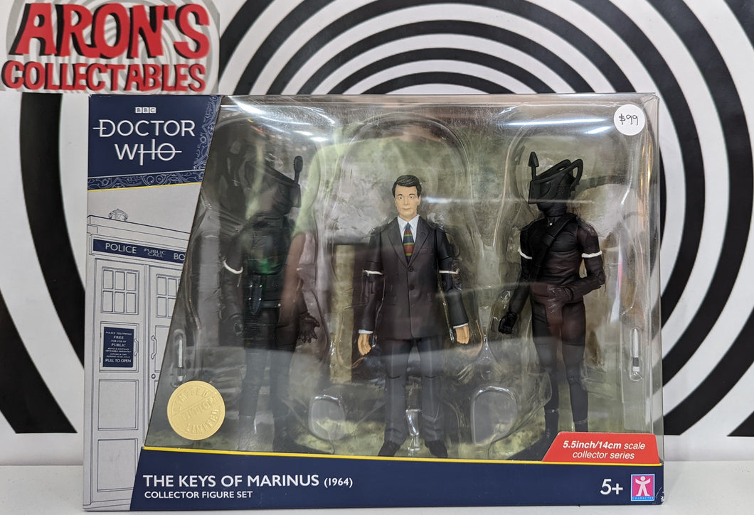 Doctor Who First Doctor The Keys of Marinus 1964 Action Figure Set