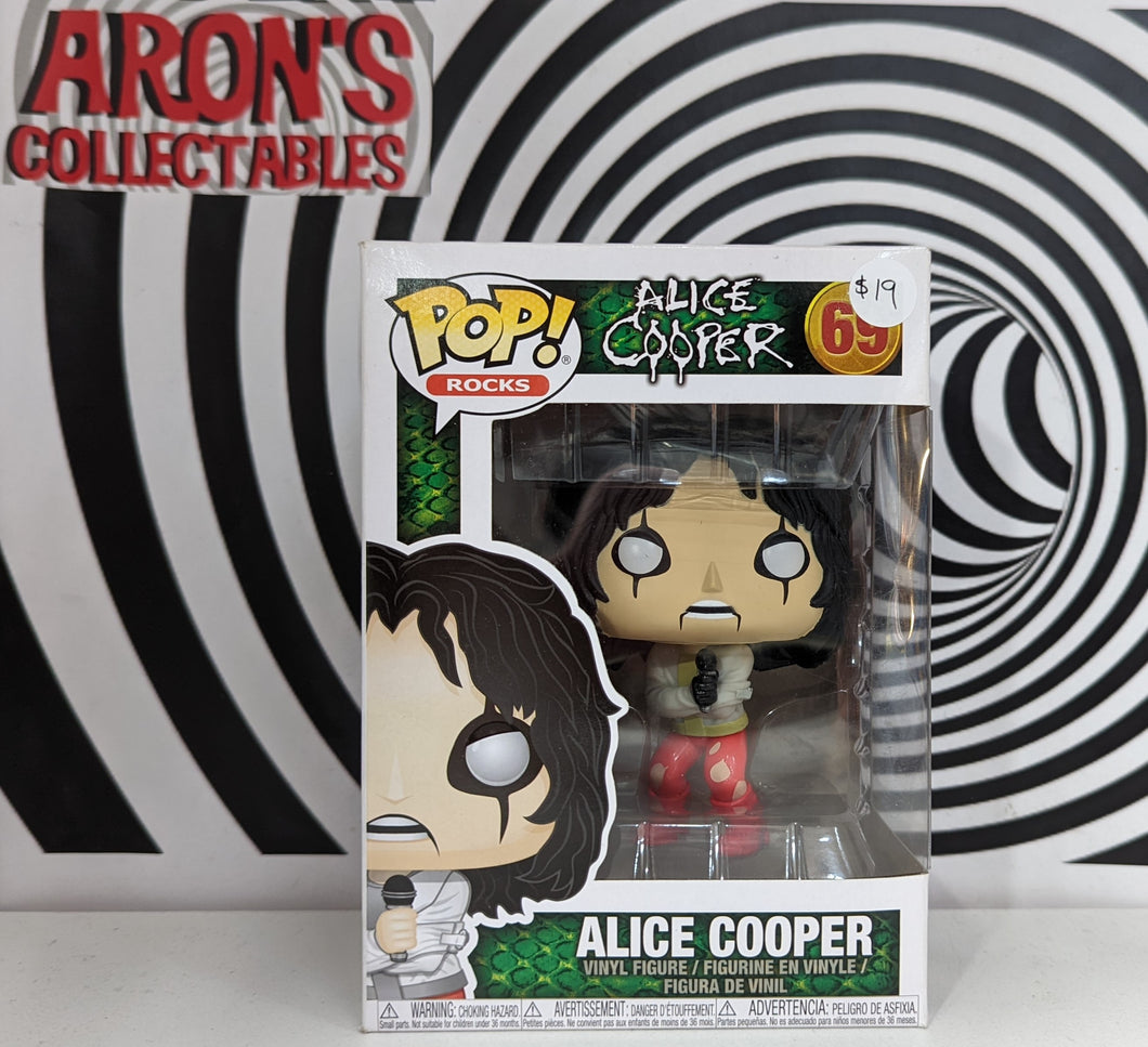 Funko Pop Vinyl Rocks Series Alice Cooper Alice Cooper #69 Vinyl Figure
