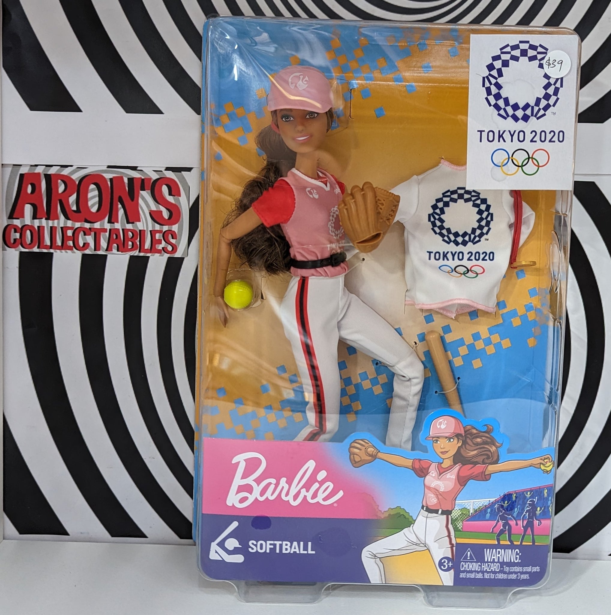 Barbie Tokyo 2020 Olympics Barbie Softball Figure – Arons Collectables