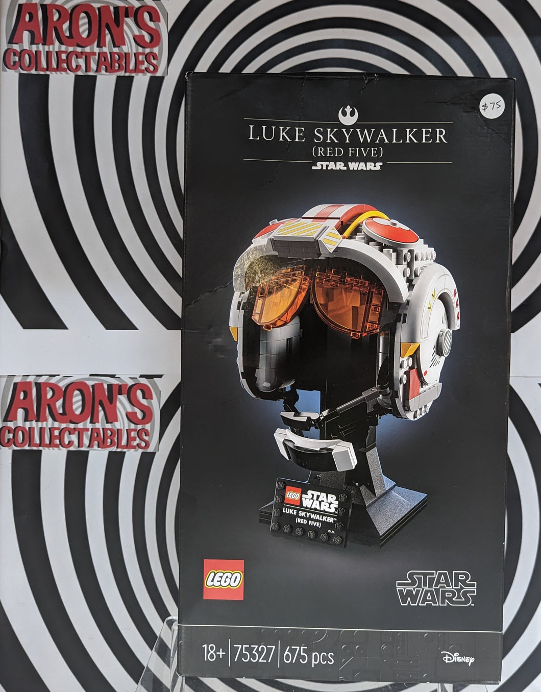 LEGO Star Wars Luke Skywalker Red Five X-Wing Pilot Helmet 75327 Lego Set