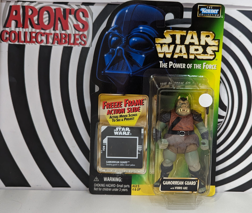 Star Wars The Power of the Force Gamorrean Guard Freeze Frame Action Figure