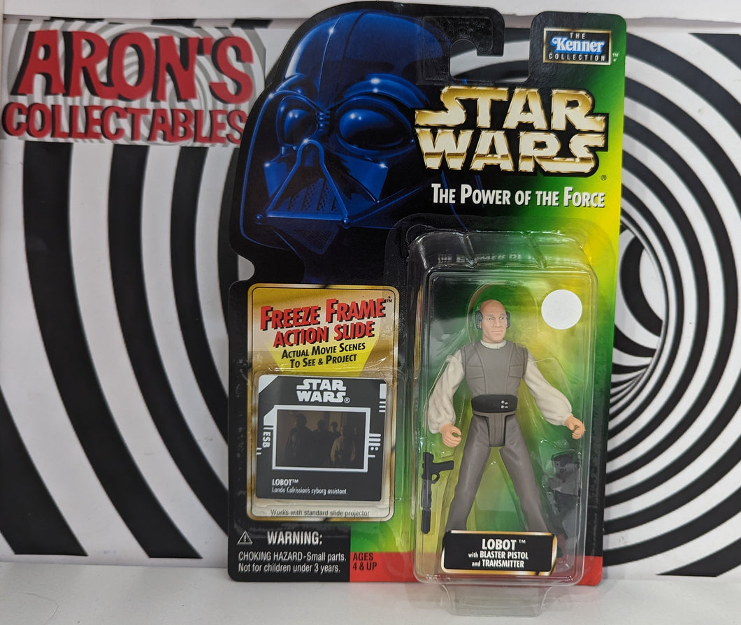 Star Wars The Power of the Force Lobot Freeze Frame Action Figure