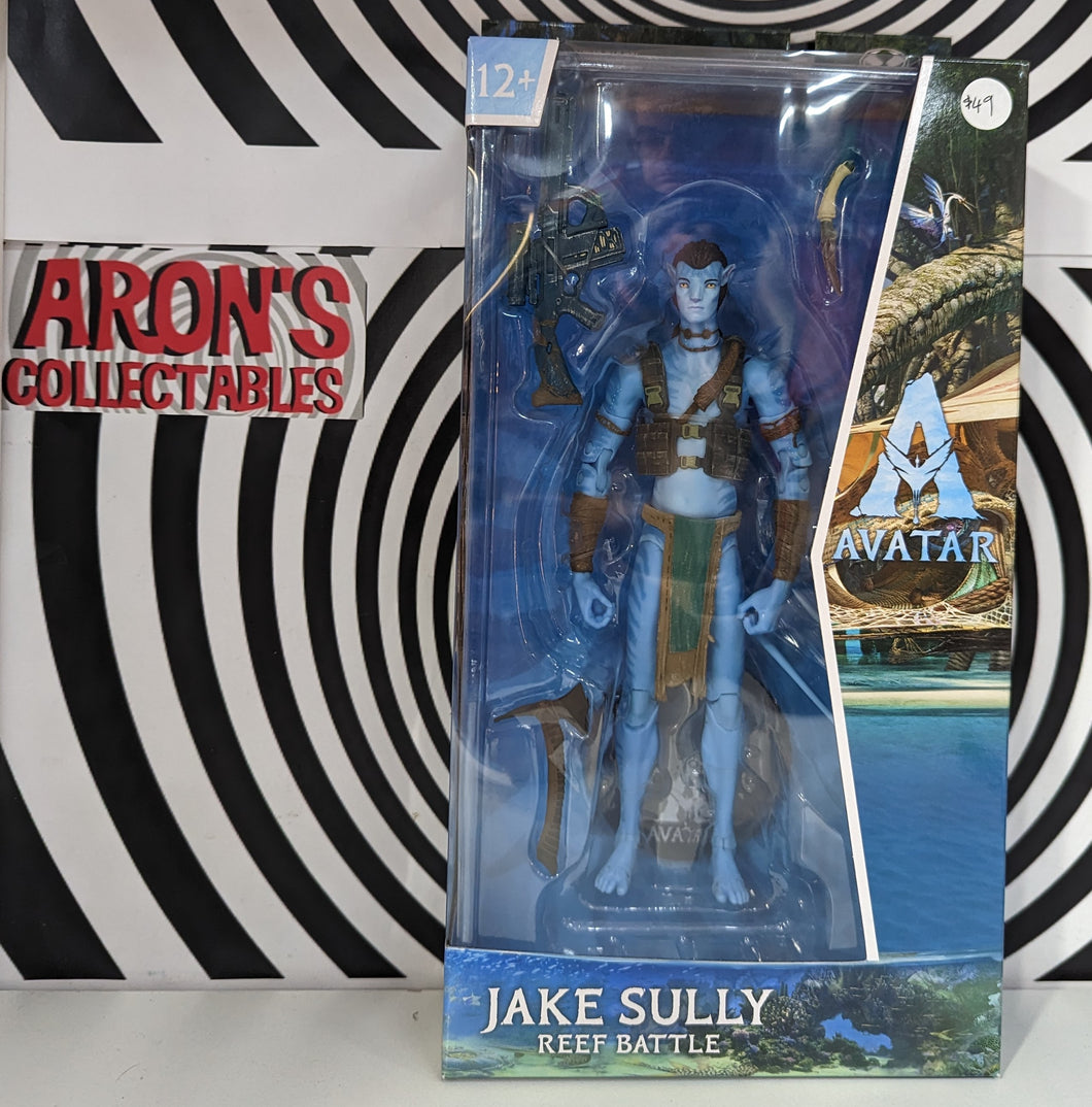 Avatar 2 The Way of Water Jake Sully Reef Battle Action Figure