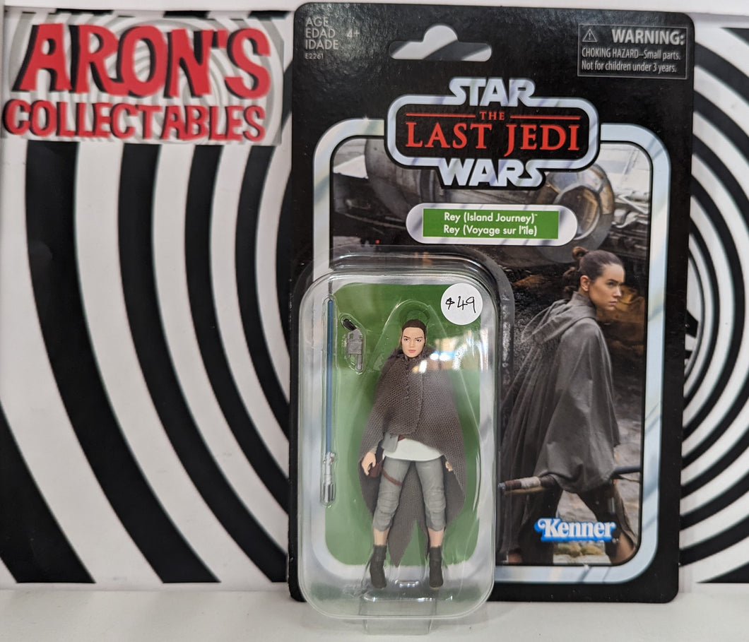 Star Wars Vintage Collection Series VC122 The Last Jedi Rey Island Journey Action Figure