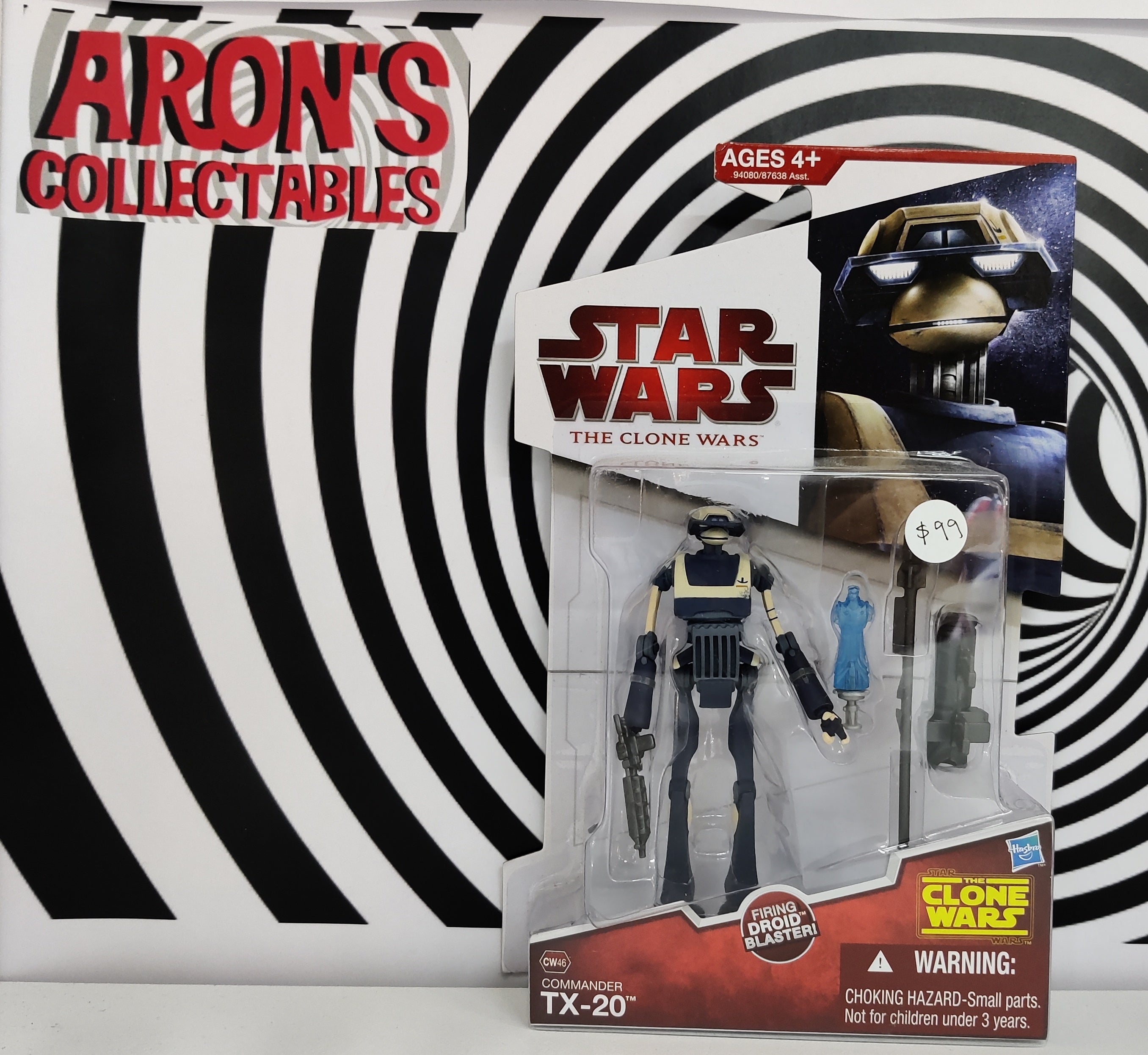 Star Wars The Clone Wars CW46 Commander TX-20 Action Figure