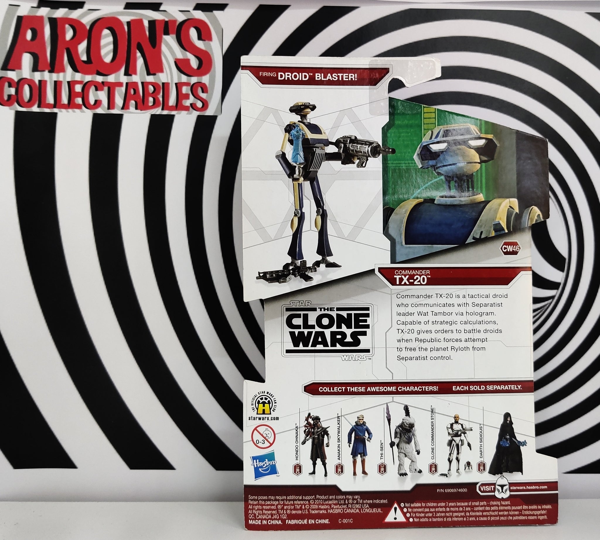スター・ウォーズ CLONE WARS フィギュア TX-20 Hasbro Star Wars Clone Wars TX-20 CW46 Action Figure for